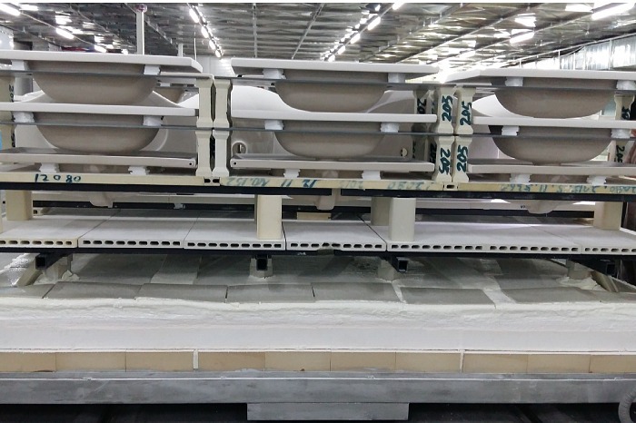 多層洗手盆燒結系統