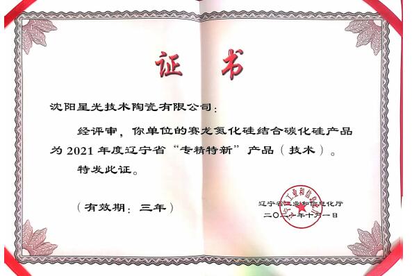 2021年專精特新產(chǎn)品技術(shù)